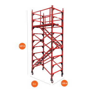 Andamio en Acero 5,5 m de Trabajo